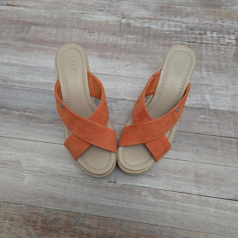 DKNY Orange Sandals